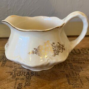 Rare Find 1946 Homer Laughlin Golden Rose Creamer